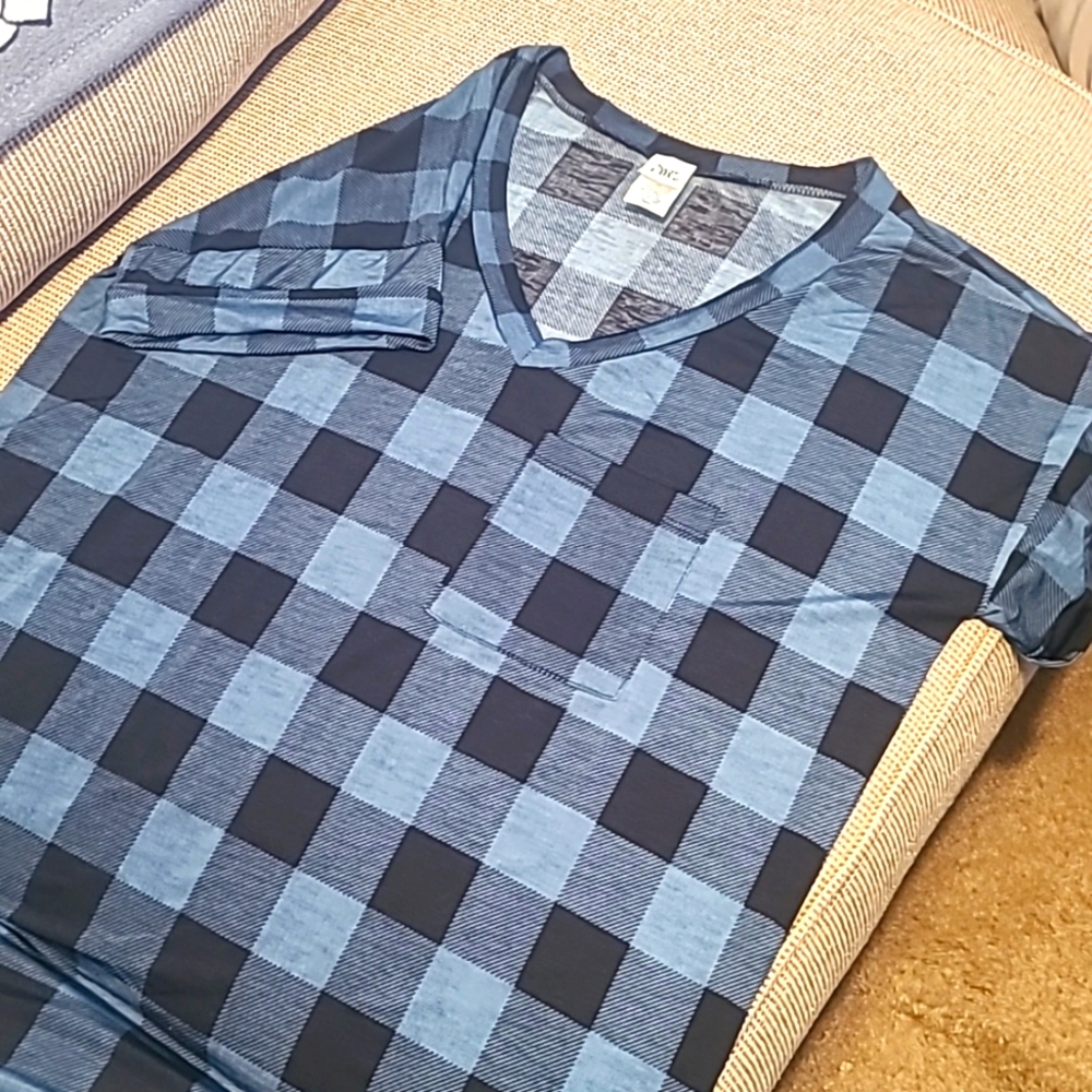 Plaid Sew in Love size Small